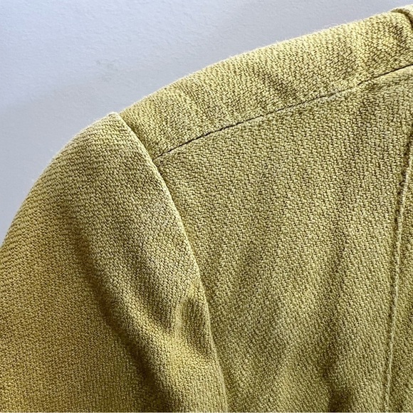 Jones New York lightweight yellow tailored 3/4 sleeve jacket 8 - Picture 6 of 9